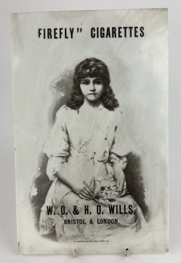 Wills Firefly Tobacco Cigarette Advertising Sign Panel