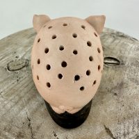 Shafer & Vater Porcelain Match Holder Pig