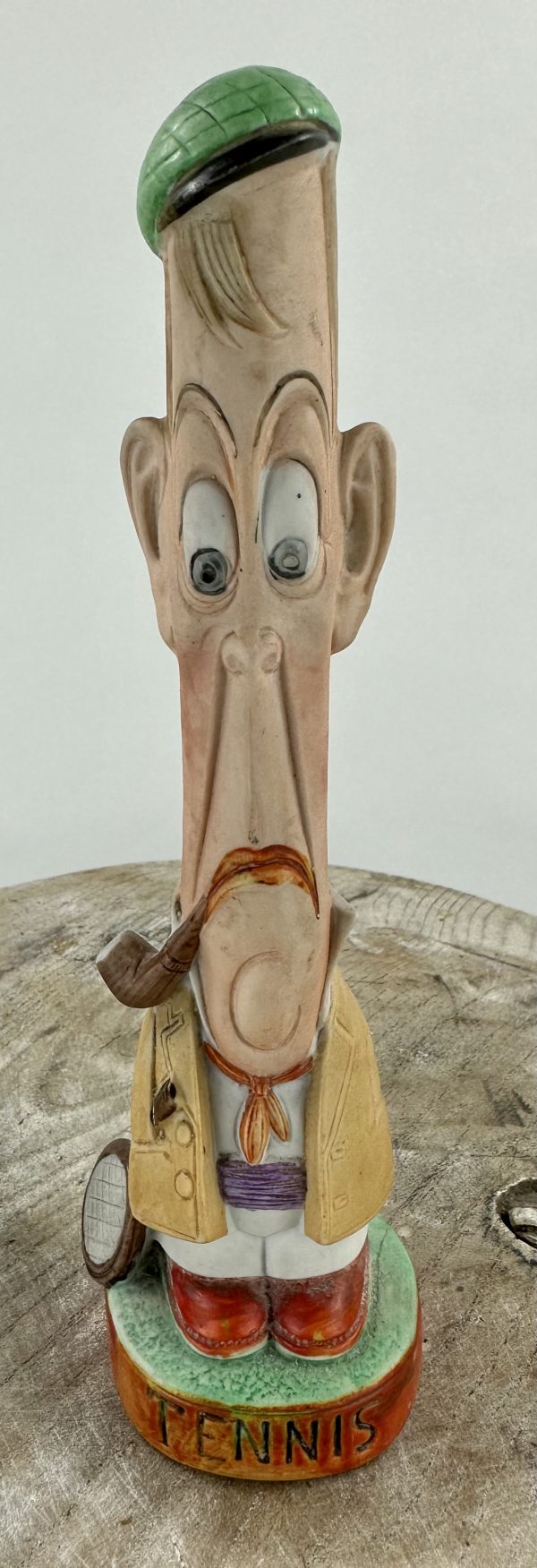 Tennis Novelty Bisque Figure Shafer & Vater