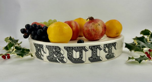 Rare Ironstone Grocer Dairy Slab