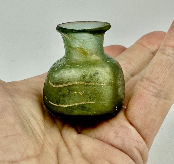 Apothecary Glass Phial Vial Bottle Patina