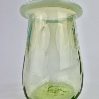 Antique Uranium Glass Fairy Lamp Night light