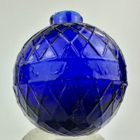 Antique Cobalt Blue Glass Target Ball Perth