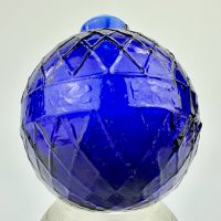 Antique Cobalt Blue Glass Target Ball Perth