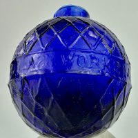 Antique Cobalt Blue Glass Target Ball Perth