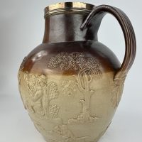Fulham Pottery Stoneware Jug Old Tom