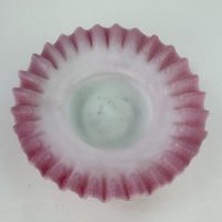 Pink Satin Glass Air trap Fairy Lamp Base