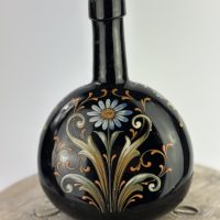 Rare Painted Bottle Wool Spinner Pontil