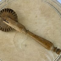 Giant Treen Crimper Pie Wheel Cutter