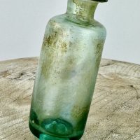 Antique Glass Apothecary Bottle Vial Phial