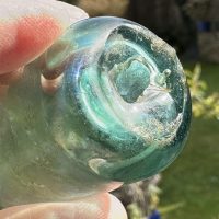 Antique Glass Apothecary Bottle Vial Phial