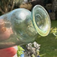 Antique Glass Apothecary Bottle Vial Phial