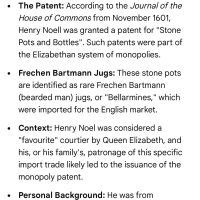 Elizabethan Stoneware Bellarmine Jug