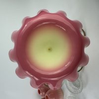 Burmese Glass Fairy Lamp Epergne
