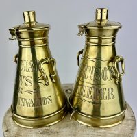 Johnson Cowkeeper Brass Miniature Show Churns