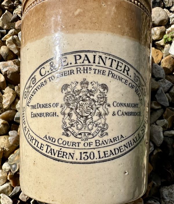 Painter Ship & Turtle Tavern Doulton Pot