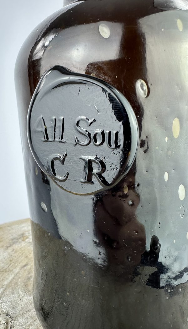 All Souls College 1751 Wine Bottle