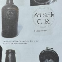 All Souls College 1751 Wine Bottle