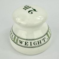 Juggins Pottery Copeland & Garrett Weight & Measures