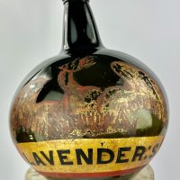 Exceptional Apothecary Chemist Black Glass Bottles