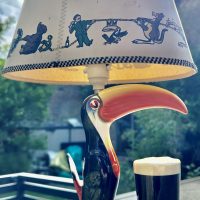 Carltonware Guinness Toucan Lamp Original