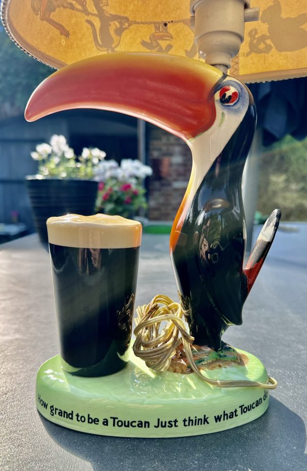 Carltonware Guinness Toucan Lamp Original
