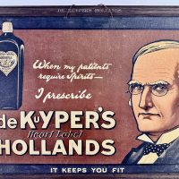 De Kuypers Rotterdam Holland Gin Advertising Card Advert
