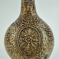 Antique Tiger Glaze Bartmann Bellarmine Jug