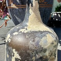 Antique Wonky Mallet Shipwreck Coral Bottle