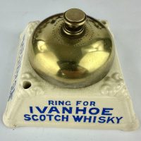 Rare Ivanhoe Scotch Whisky Table Bell