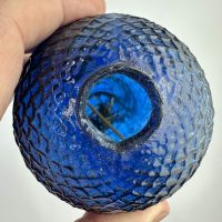 Sapphire Blue Glass Bogardus Target Ball Annie Oakley