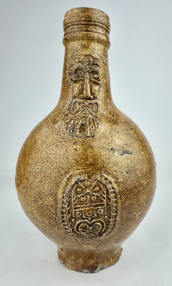 German Bartmann Bellarmine Jug Witches Bottle