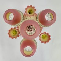 Burmese Glass Eperne Fairy Lamp Stand