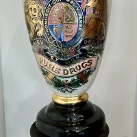 Pure Drugs Apothecary Display Glass Jar