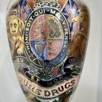 Pure Drugs Apothecary Display Glass Jar