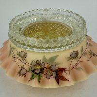 Thomas Webb Burmese Glass Fairy Lamp Base