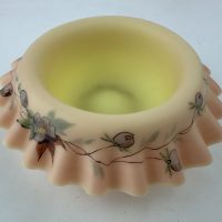 Thomas Webb Burmese Glass Fairy Lamp Base