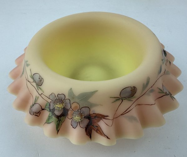Thomas Webb Burmese Glass Fairy Lamp Base