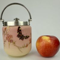Thomas Webb Queens Burmese Glass Barrel